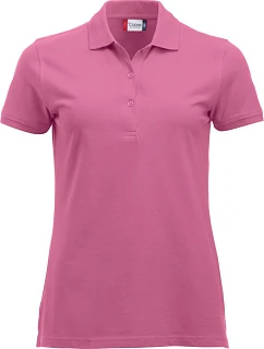 Clique Classic Marion S/S Dámske polo z hrubej bavlny 67.8246 jasne ružové