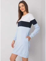 Dámske šaty RV SK 5869.04 biele a modré Dámske šaty RV SK 5869.04 biele a modré