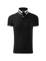Polokošeľa Collar Up pánska čierna
