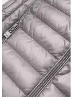 Šedá dámska vesta so stojačikom (B2722-9)