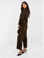 Nohavice IT SP 10006.76 tmavohnedé