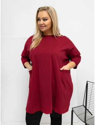 Blúzka RV BZ A1076.00 bordová