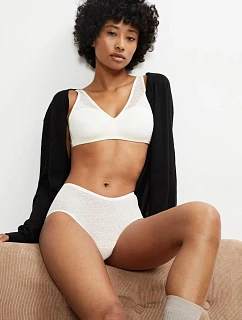 TRIUMPH Signature Sheer - Maxi nohavičky s lichotivým čipkovým lemom Triumph
