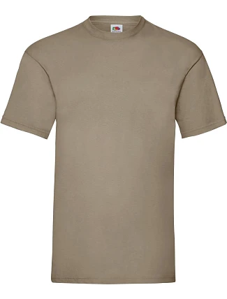 Tričko Fruit of the Loom Valueweight T 16.1036 khaki Tričko Fruit of the Loom Valueweight T 16.1036 khaki