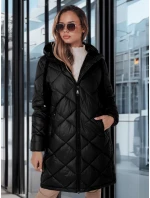Dámska zimná bunda SNOWVIBE black quilted FashionStreet TY4988