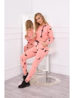 Sada s potlačou pištole marhuľová