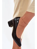 Lodičky na podpätku Vinceza 62292 Black Lodičky na podpätku Vinceza 62292 Black