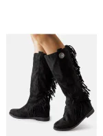 Čižmy na klinovom podpätku model 205872 Solea Čižmy na klinovom podpätku model 205872 Solea