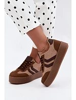Dámske tenisky na platforme s remienkami Camel Kaya Dámske tenisky na platforme s remienkami Camel Kaya