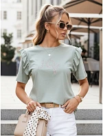 Dámske tričko JOY mint FashionStreet RY2527