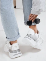 Dámske tenisky na vysokej platforme BEASTAR white FashionStreet ZY0830