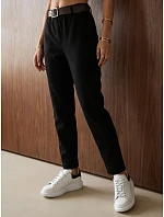 Dámska súprava s blúzkou a nohavicami, čierna, FashionStreet AY1239