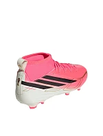 Detská kopačka adidas F50 Hyperfast League Mid FG pink KK1315