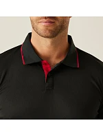 Regatta TRS 264 Piqué polo „Navigate“ 36.S264 čierna/oranžová pop