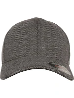 Flexfit 6277M/6277HM/6277PS 6-panelová čiapka Flexfit 55.277M čierna/melírovaná šedá Flexfit 6277M/6277HM/6277PS 6-panelová čiapka Flexfit 55.277M čierna/melírovaná šedá