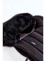 teplé topánky na klinoch Black Calena teplé topánky na klinoch Black Calena