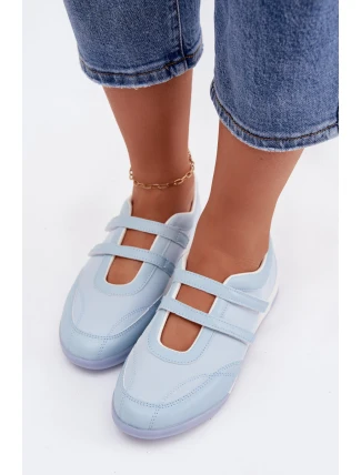 Sportovní dámské baleríny s pásky Modré Farvessa