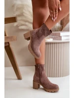 Topánky na podpätku model 199066 Step in style