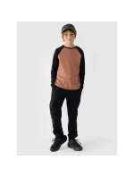 Chlapčenské obyčajné s dlhým rukávom 4F Junior 4FJWAW24TLONM293-65S