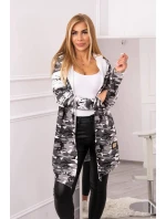 Plášť so šedým + čiernym nápisom Plášť so šedým + čiernym nápisom