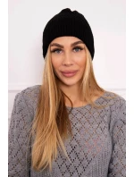 Tenká čiapka Oliwia K252 čierna