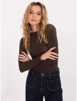 Tenká kašmírová blúzka hnedá (21818) Tenká kašmírová blúzka hnedá (21818)