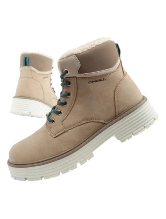O'neill topánky zimné trappery dámske zateplené členkové topánky módne béžové biele dámske