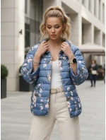 Dámska prešívaná obojstranná bunda FLORIS blue FashionStreet TY5527