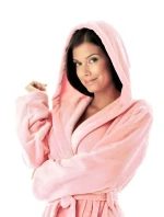 Dámsky župan Siena s kapucňou 3156 pink pearl - Vestis
