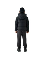 Chlapčenská páperová bunda 4F M621 dark black 4FJWAW25TDJAM621 20S Chlapčenská páperová bunda 4F M621 dark black 4FJWAW25TDJAM621 20S