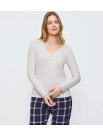 Mix & Match LSL Top Soft - LIGHT GREY MELANGE - TRIUMPH LIGHT GREY MELANGE - TRIUMPH