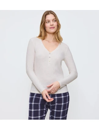Mix & Match LSL Top Soft - LIGHT GREY MELANGE - TRIUMPH LIGHT GREY MELANGE - TRIUMPH