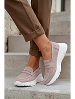 Dámske mokasíny z prírodného semišu na platforme Vinceza Beige Dámske mokasíny z prírodného semišu na platforme Vinceza Beige