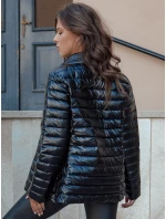 Dámska prešívaná prechodná bunda so stojačikom BUSY BEE black FashionStreet TY4538