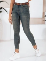 Dámske skinny džínsy modré FashionStreet UY2809