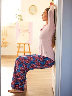 Pyžamo Key LNS 635 B26 s dlhými rukávmi, veľkosti S–XL