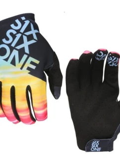 661 Rukavice RAJI s kravatovým vzorom XL