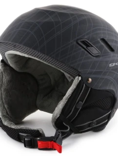 Lyžiarska prilba s okuliarmi Dark Grey S200-2