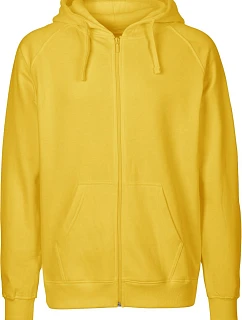 Neutral O 63301 Pánska mikina s kapucňou z bio bavlny 77.6331 žltá