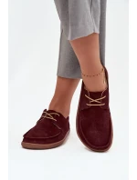 Dámske barefoot topánky z prírodného semišu Zazoo 327 burgundy Dámske barefoot topánky z prírodného semišu Zazoo 327 burgundy