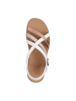 Dámske sandále Skechers Bobs Desert Kiss Low - Peak Rank W 114709-WHT