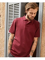 Daiber 8010 Pánske polo tričko z bio bavlny 02.8010 black heather Daiber 8010 Pánske polo tričko z bio bavlny 02.8010 black heather