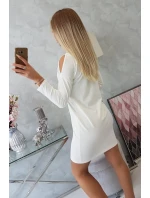 Šaty s potlačou Honey girl ecru