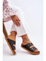 Klasyczne Damskie Klapki Big Star LL274477 Czarne