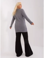 PM SW PM731 Sveter.34P tmavo šedá