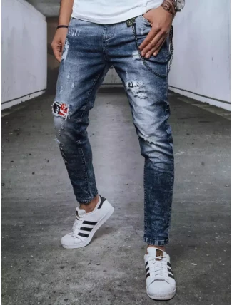 FashionStreet pánske modré džínsové nohavice UX3721
