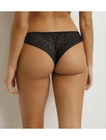 Dámske čipkované tangá DIM DAILY DENTELLE THONG - DIM - čierne Dámske čipkované tangá DIM DAILY DENTELLE THONG - DIM - čierne