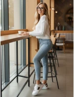 Dámsky ažurový sveter GOFFY white FashionStreet MY2278