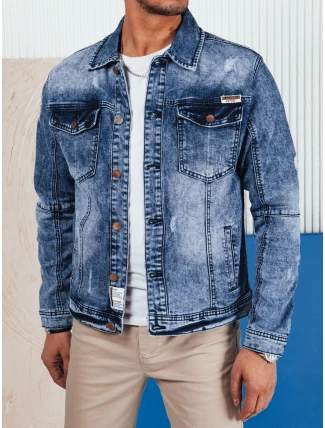 FashionStreet pánska tmavomodrá džínsová bunda TX4688 FashionStreet pánska tmavomodrá džínsová bunda TX4688