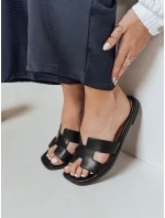 CLASSROT dámske žabky s vrúbkovaním čierne FashionStreet ZY0884